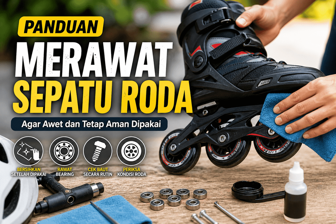 Panduan Merawat Sepatu Roda Agar Awet dan Tetap Aman Dipakai